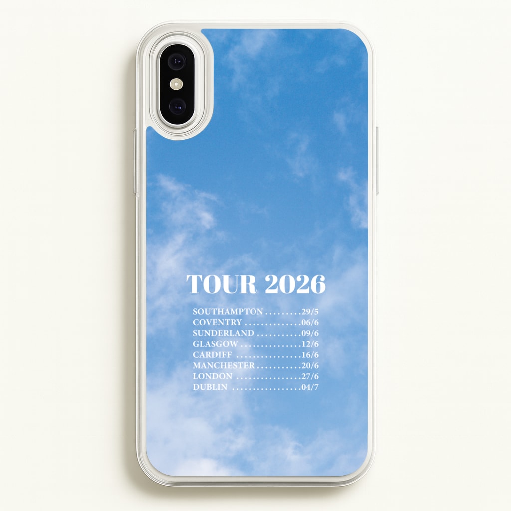Band Tour 2026 iPhone XS Max Case