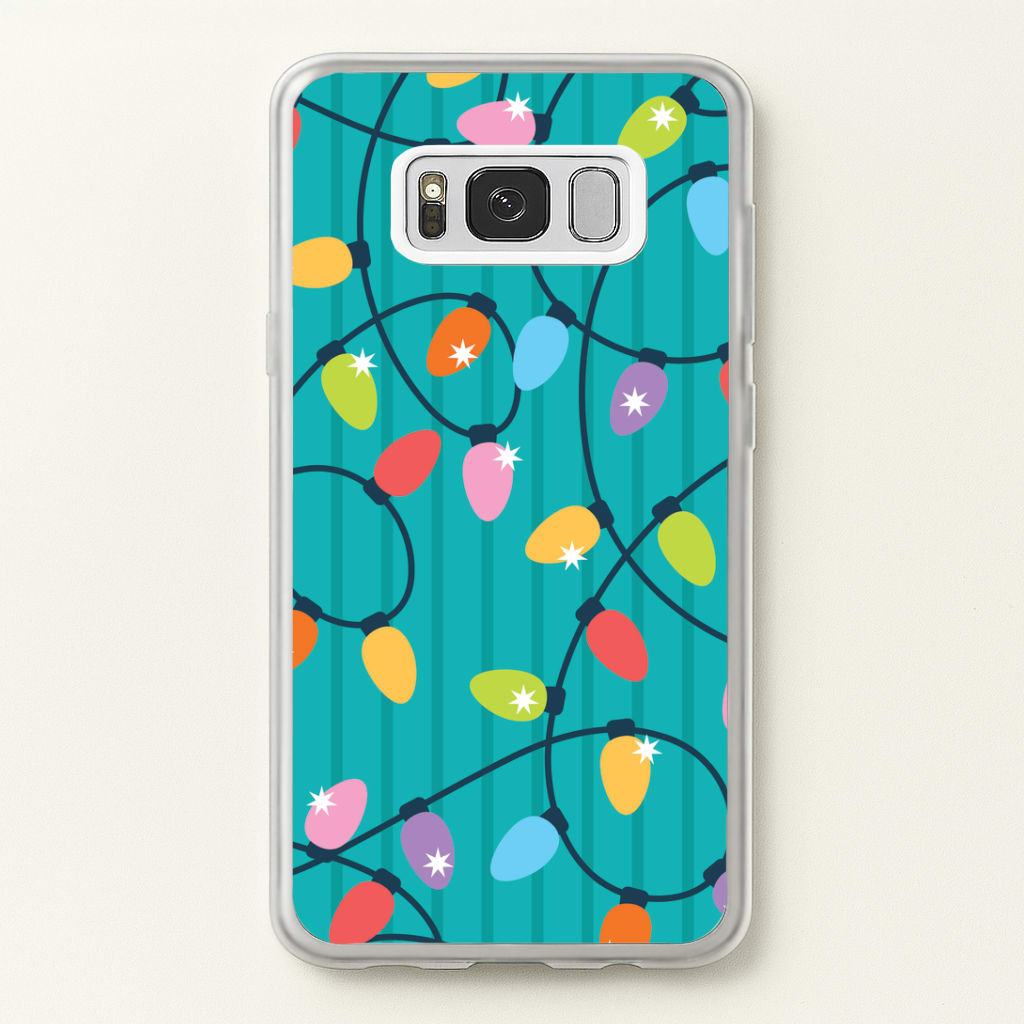 Funky Christmas Lights Pattern Galaxy S8 Case