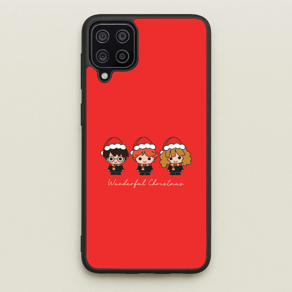 Wizards With Christmas Hats Galaxy A12 Case
