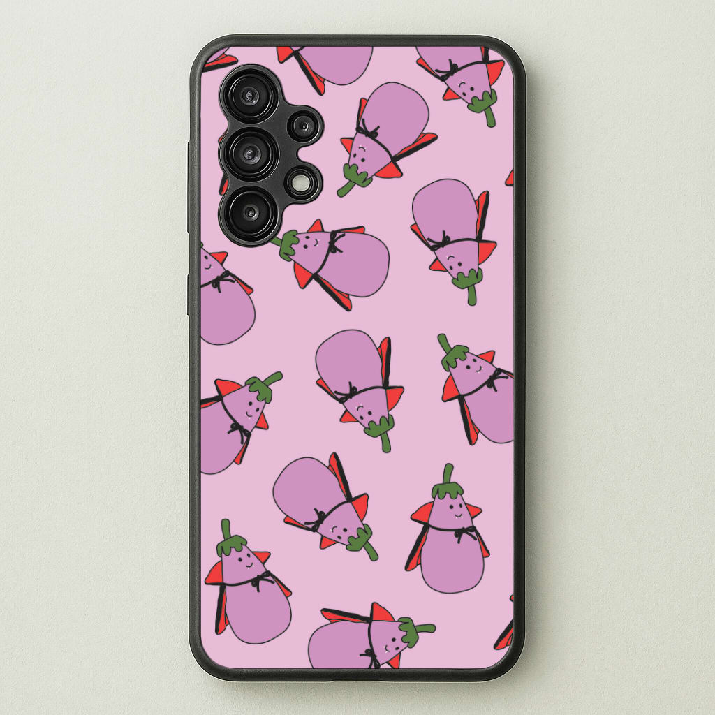 Vampire Vegetable Pattern - Halloween Galaxy A13 Case