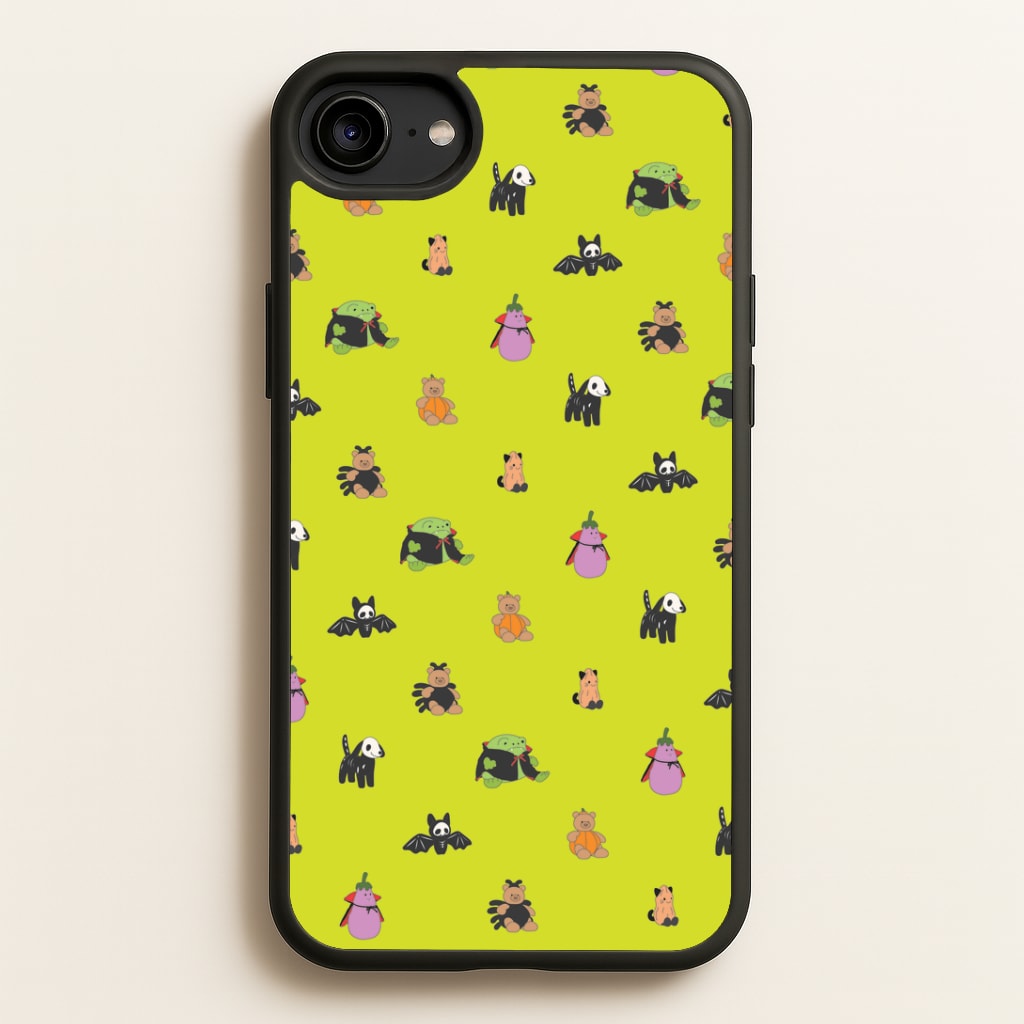 Halloween Plushies Pattern III - Halloween iPhone 6 / 7 / 8 / SE Case