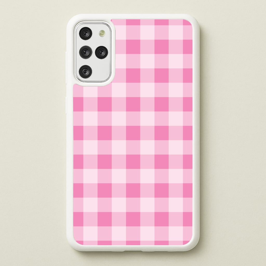 Strawberry Gingham Galaxy S20 Plus Case