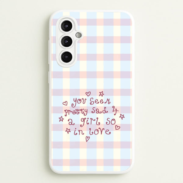 Dreamy Plaid Galaxy A14 Case