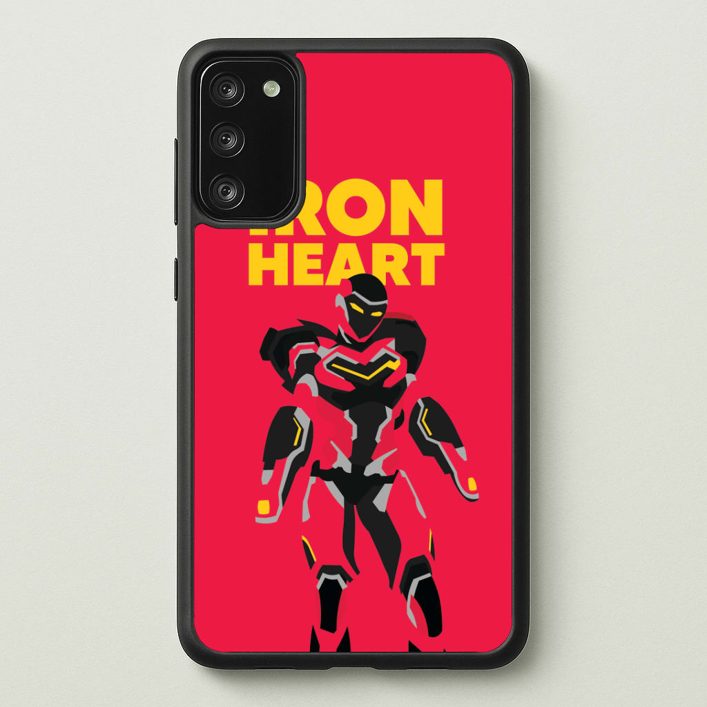 Metal Heart Hero Standing Galaxy S20 Case