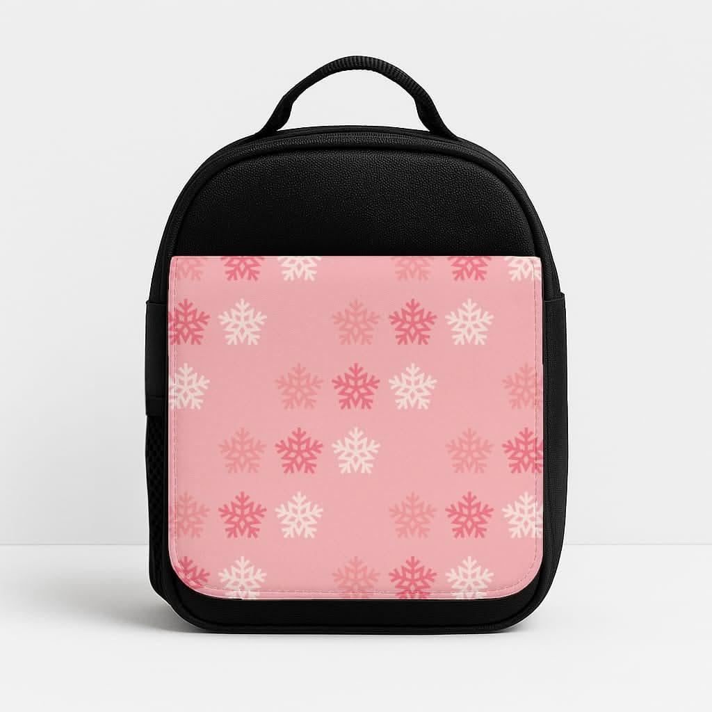 Red Slowflakes Christmas Pattern Lunchbox