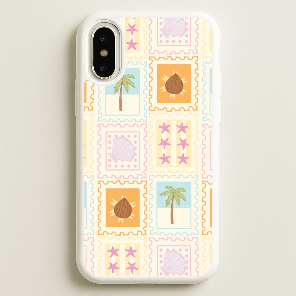 Tropical Stamps iPhone X / XS Case
