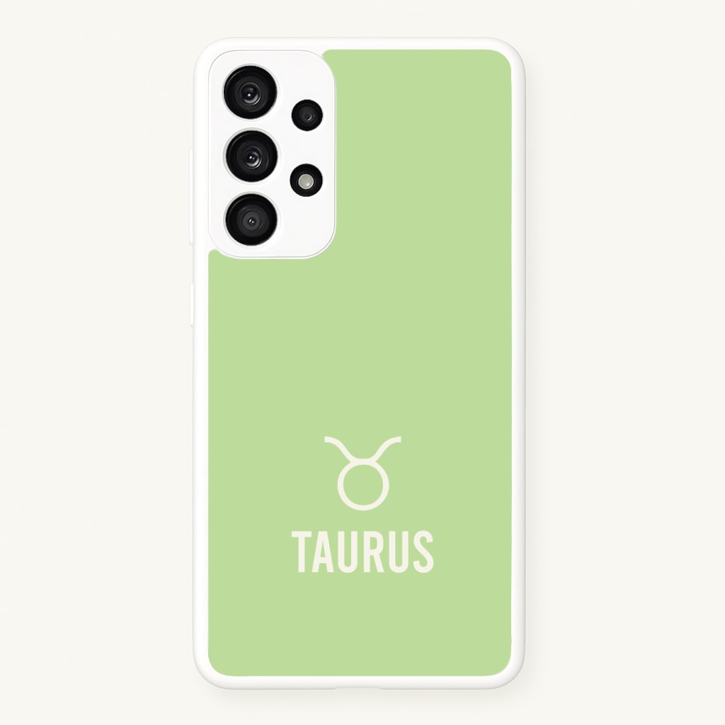 Taurus Pastel Zodiac Galaxy A33 Case