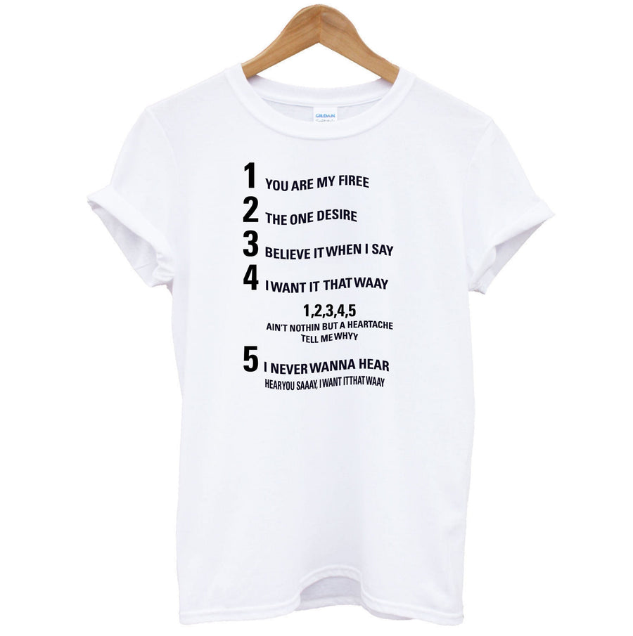 I Want It That Way - Brooklyn Nine-Nine T-Shirt