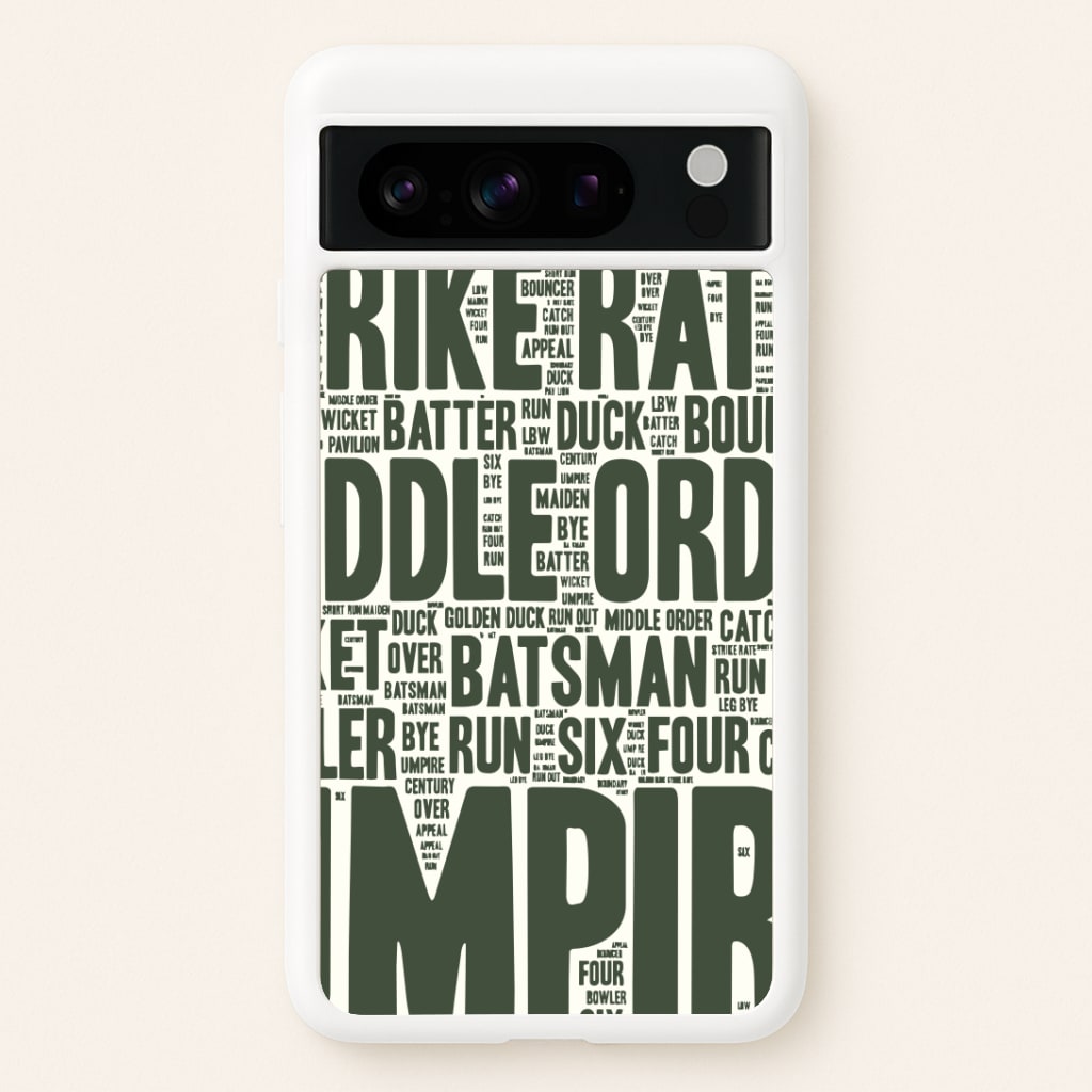 Cricket Wordscape Google Pixel 8 Pro Case