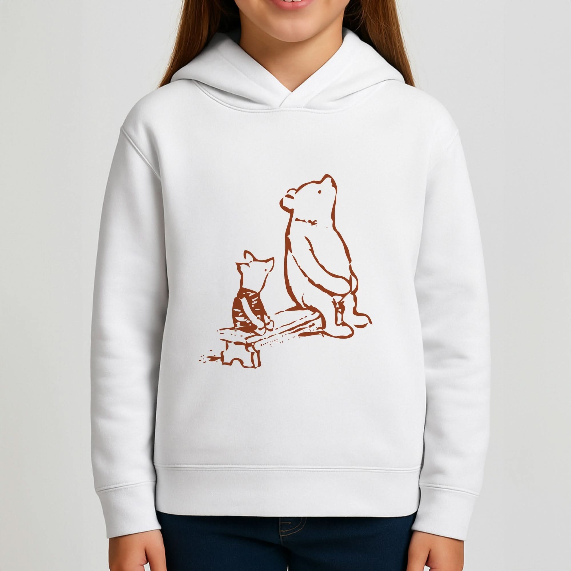 Winnie & Pig Girls Hoodie
