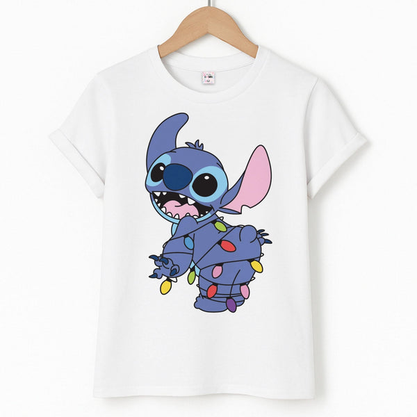 Cute Blue Alien Fairylights Unisex T-Shirt