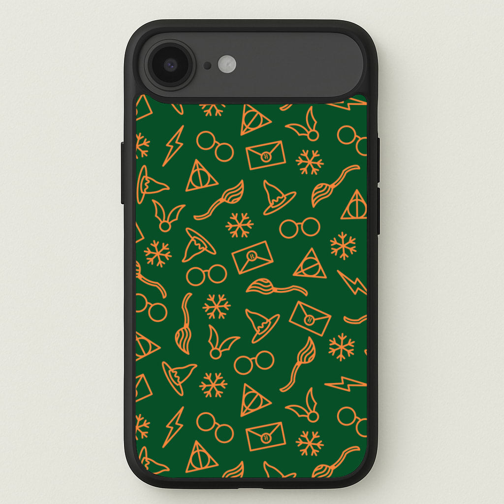 Christmas Wizard Icons Pattern iPhone 17 Air Case