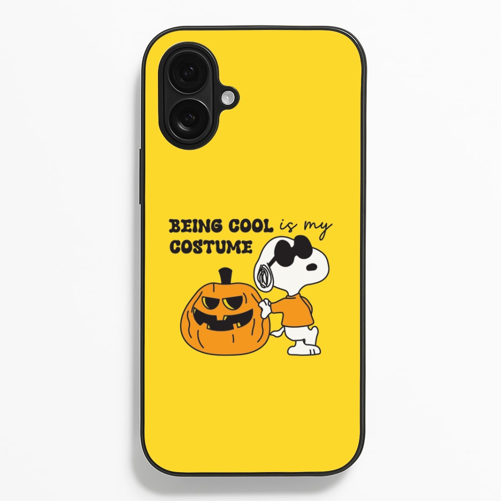 Being Cool Is My Costume iPhone 16 Plus Case