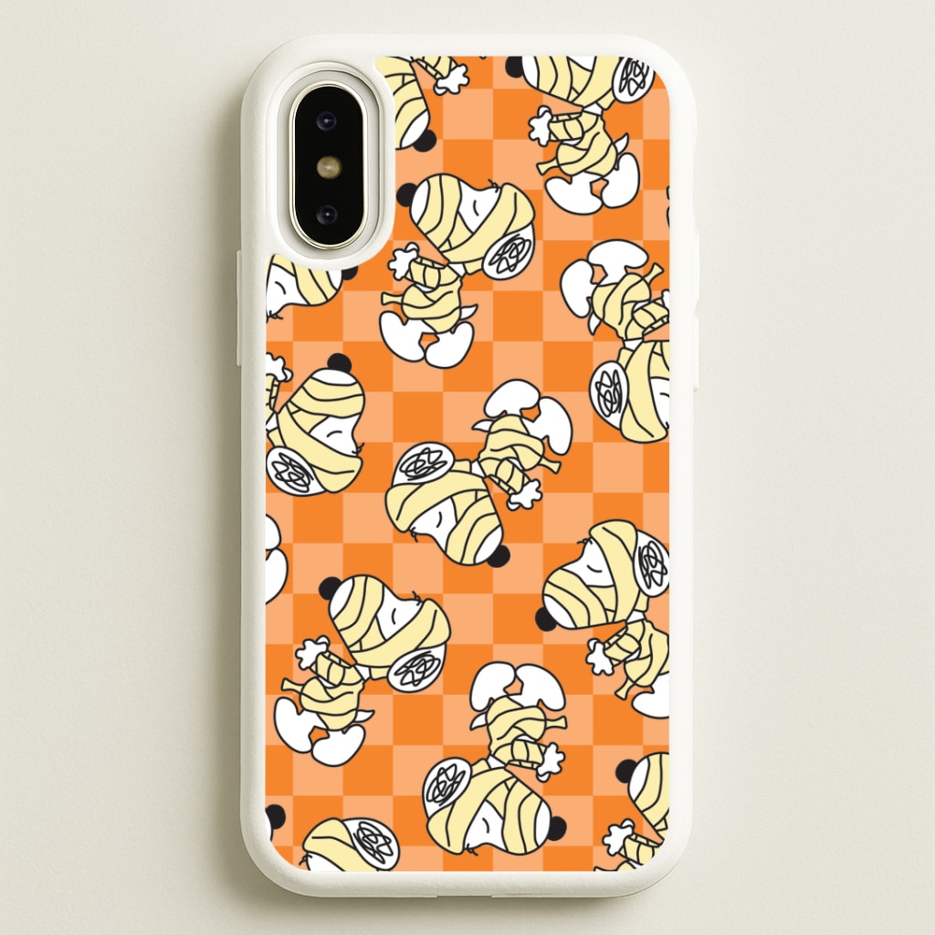 Mummy Cartoon Beagle Pattern iPhone X / XS Case