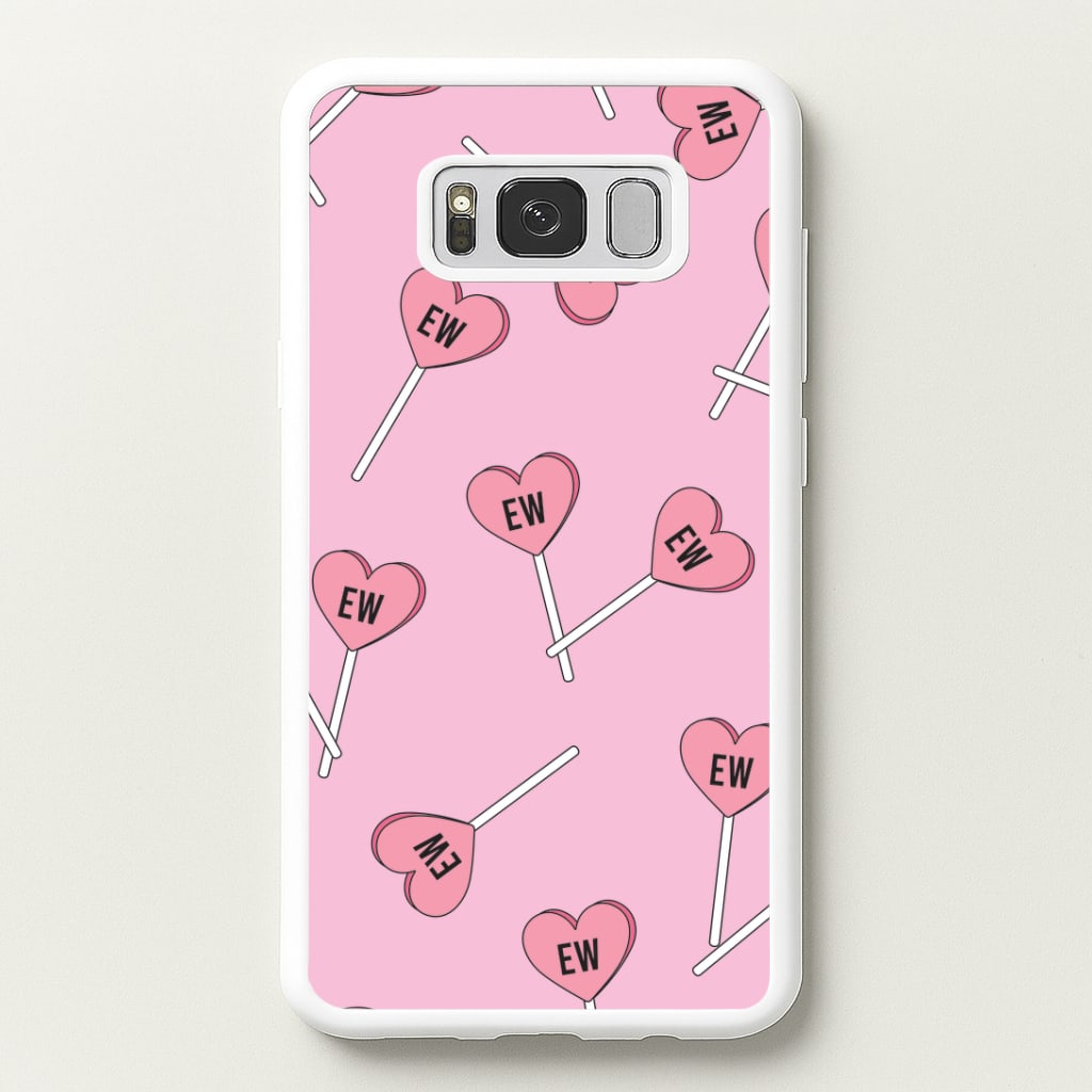 Ew Love Heart Lolipops Pattern Galaxy S8 Case