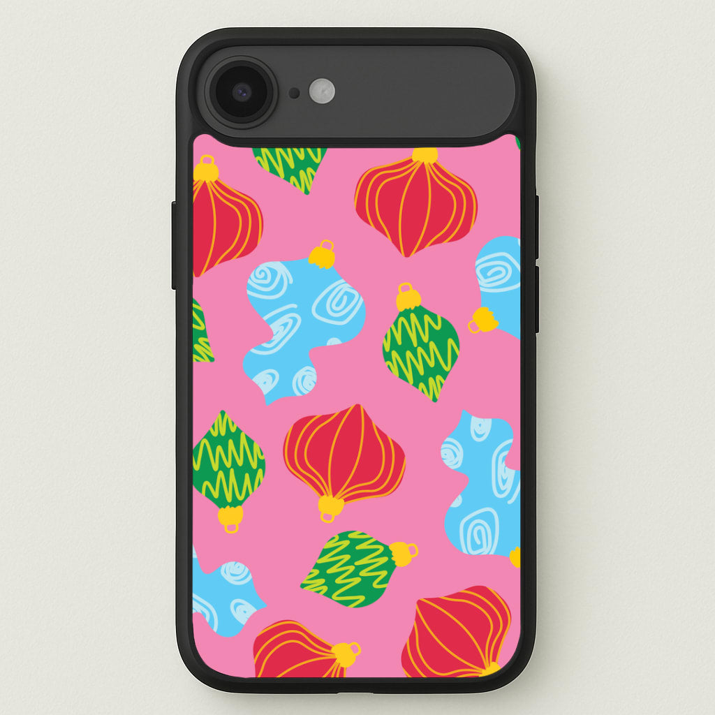 Abstract Christmas Baubles Pattern iPhone 17 Air Case