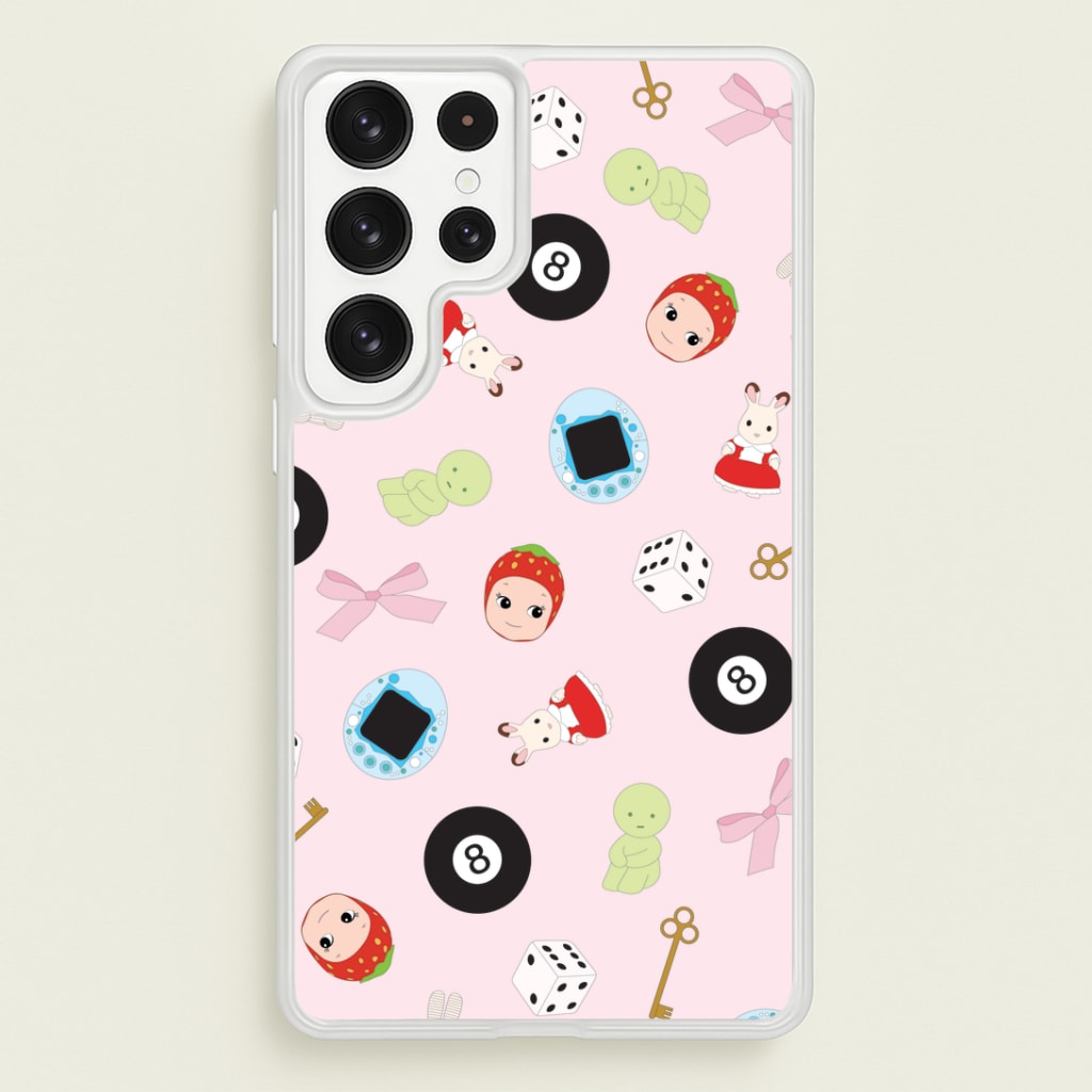 Trinkets Pattern Galaxy S22 Ultra Case