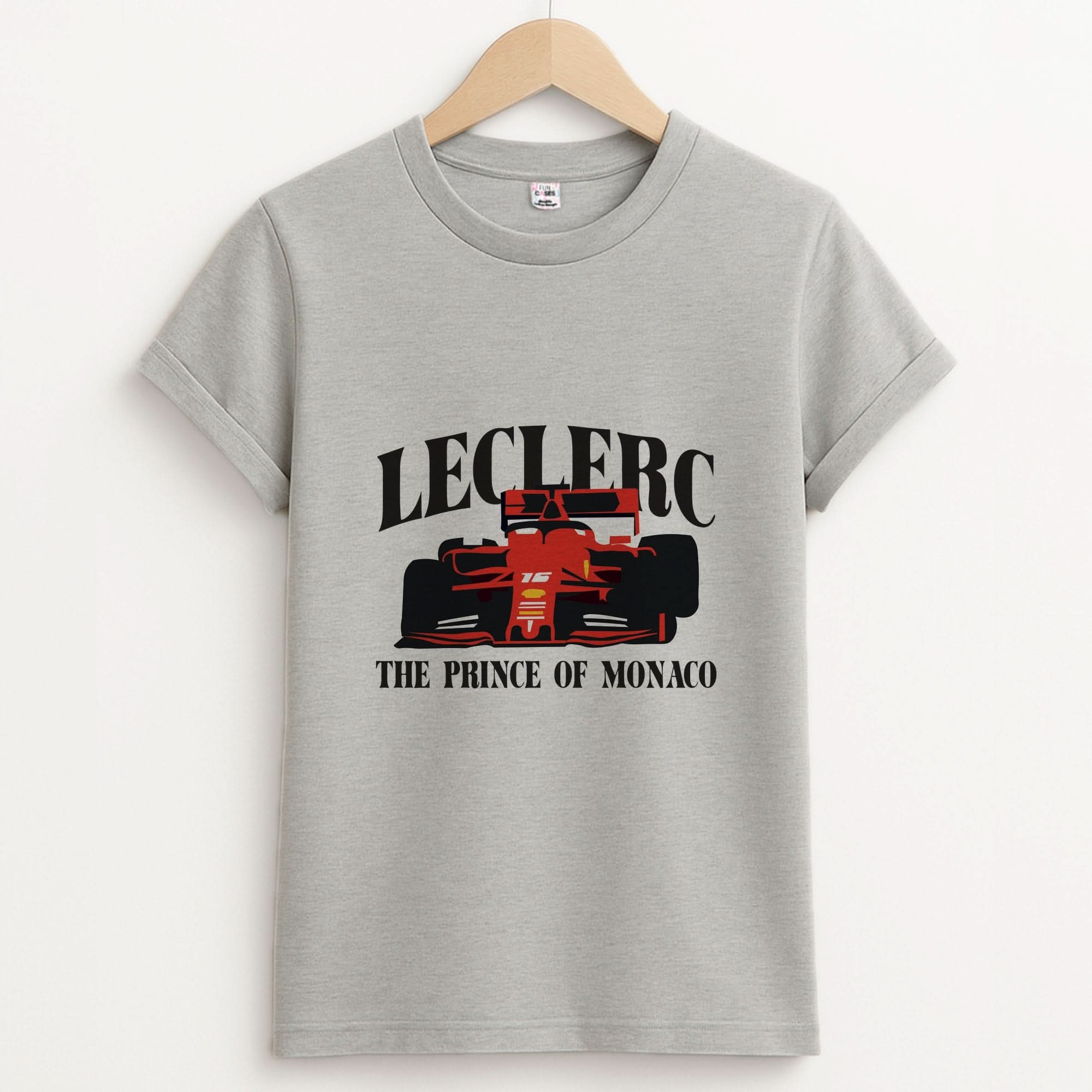 Prince Of Monaco Unisex Grey T-Shirt