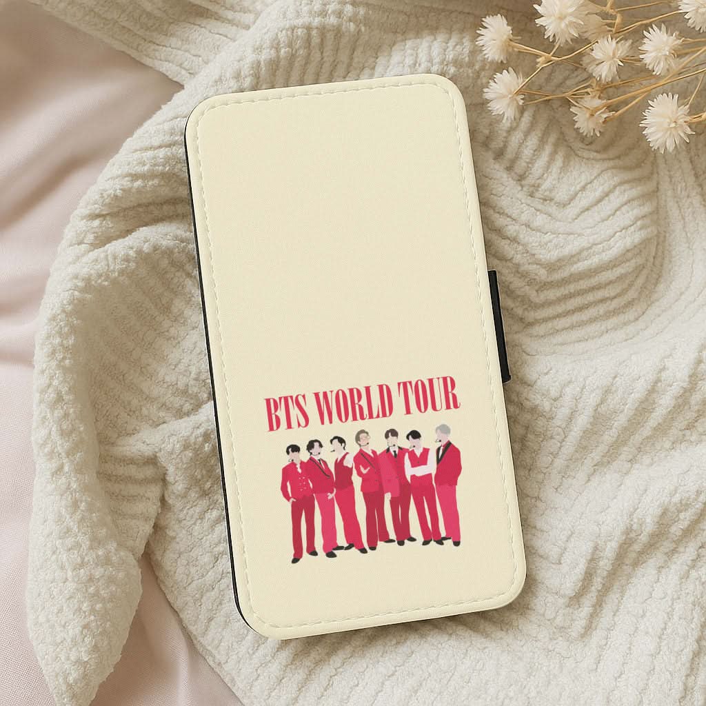 K-Pop Band World Tour 2026 Leather Phone Case