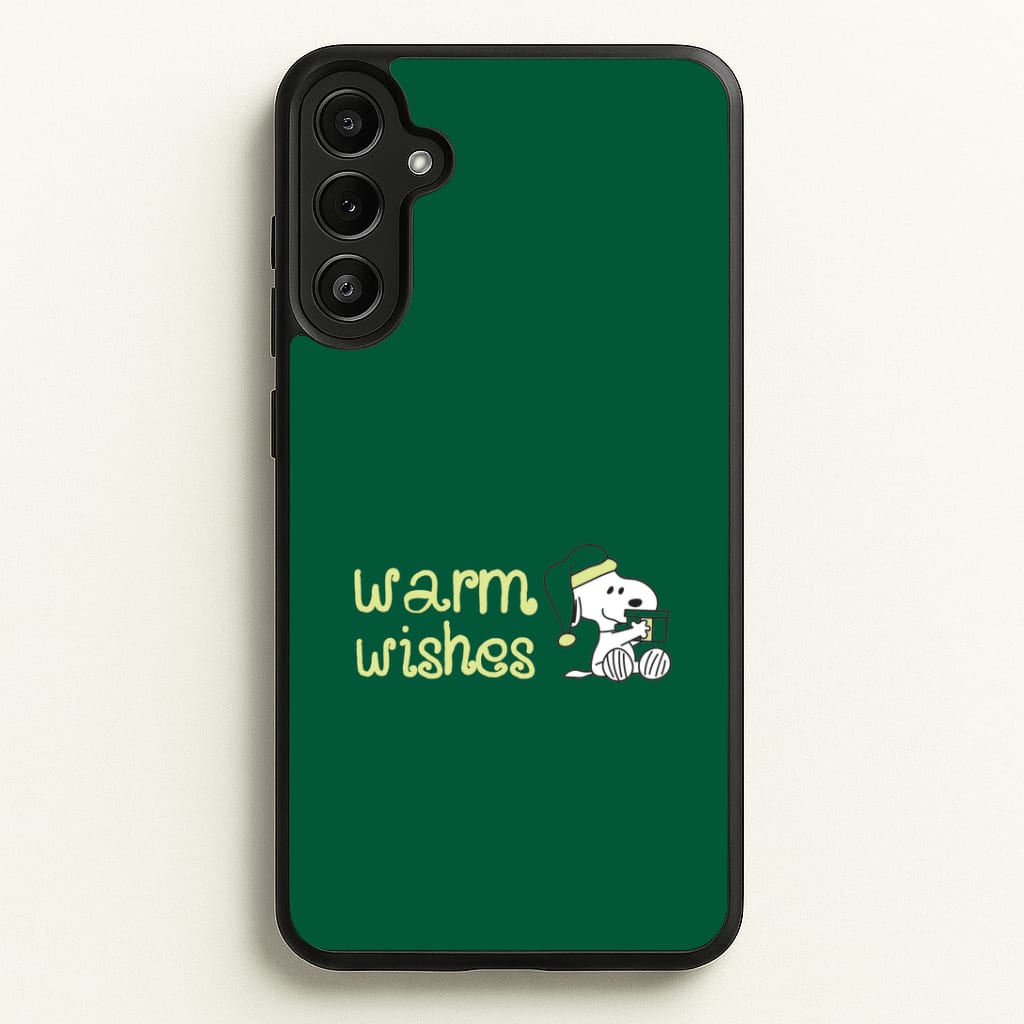 Cartoon Beagle Warm Wishes Galaxy A36 Case