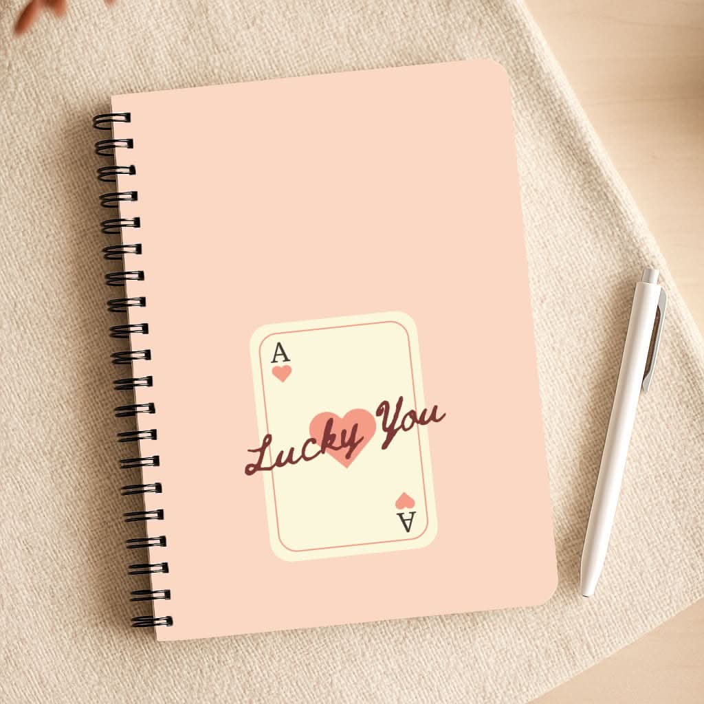 Lucky You Card Notepad
