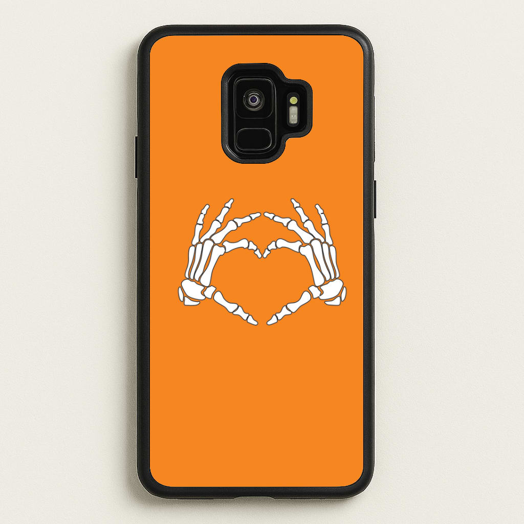 Skeleton Heart Galaxy S9 Case