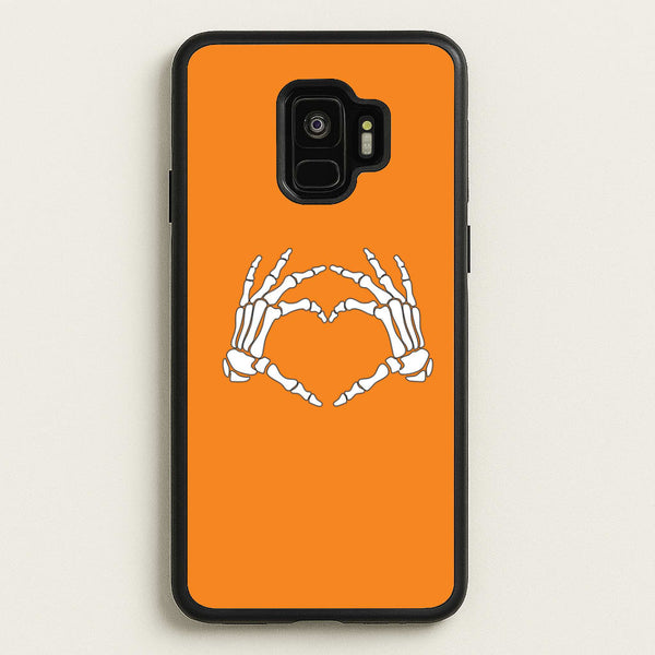 Skeleton Heart Galaxy S9 Case