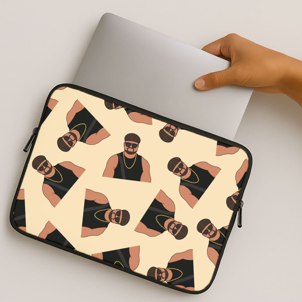 Ibiza Final Boss Pattern MacBook Cover