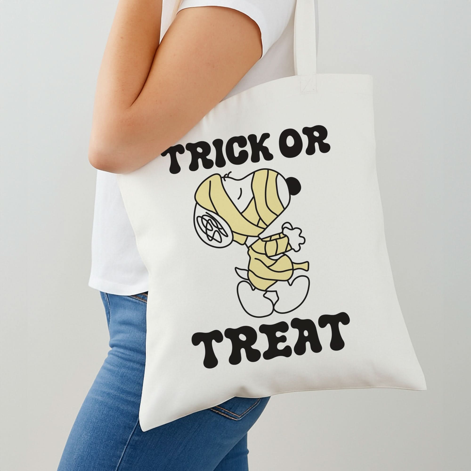 Trick Or Treat Cartoon Beagle Shoulder Bag