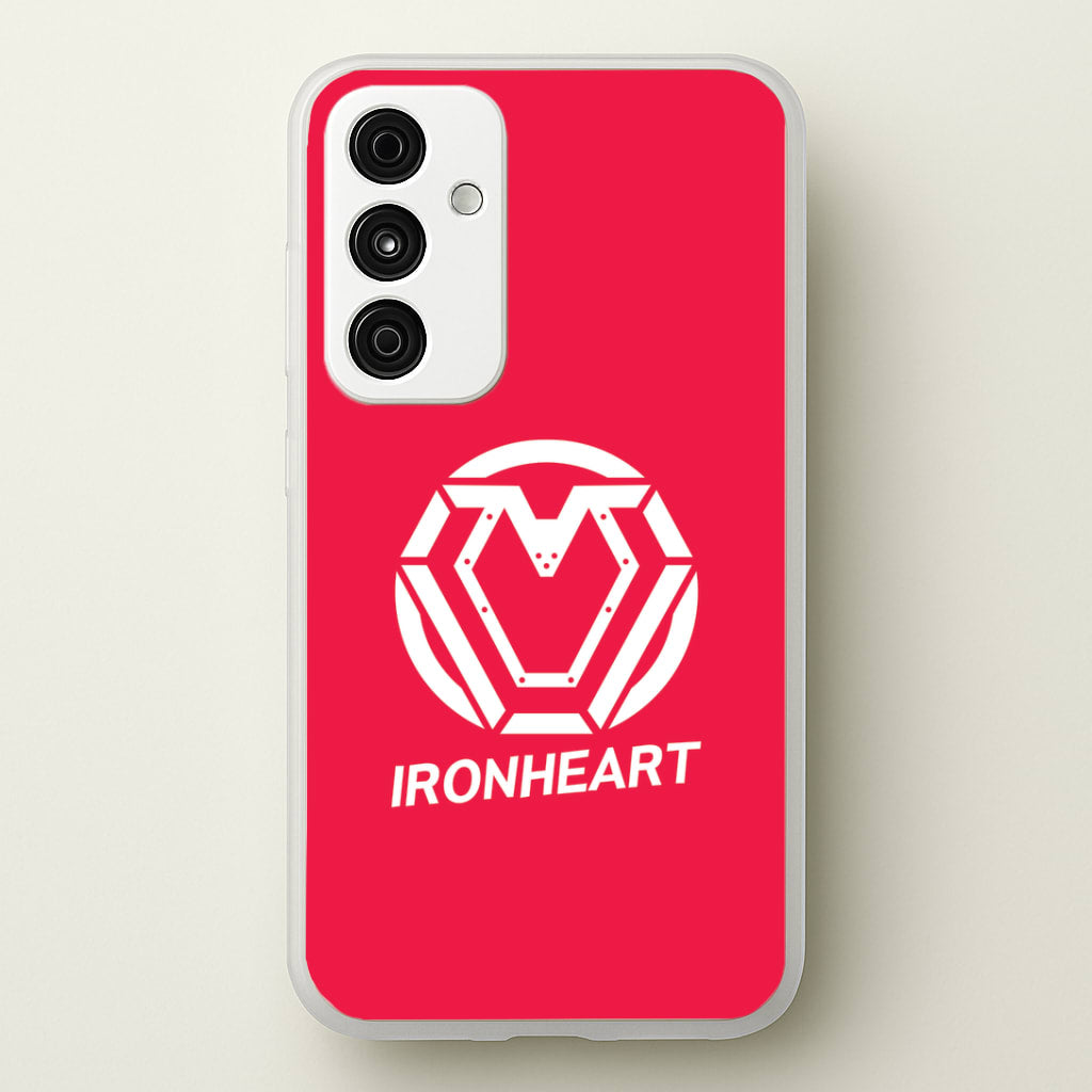 Metal Heart Symbol Galaxy A55 Case