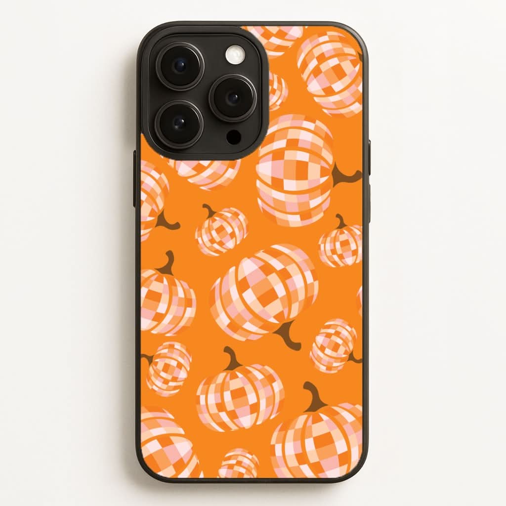 Disco Pumpkins Pattern Phone Case for Apple iPhone, Samsung Galaxy, Huawei and Google Pixel