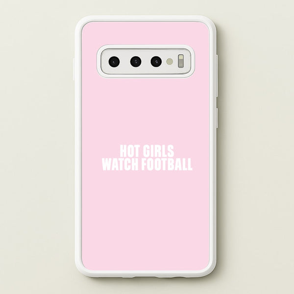 Hot Girls Watch Football Galaxy S10 Case