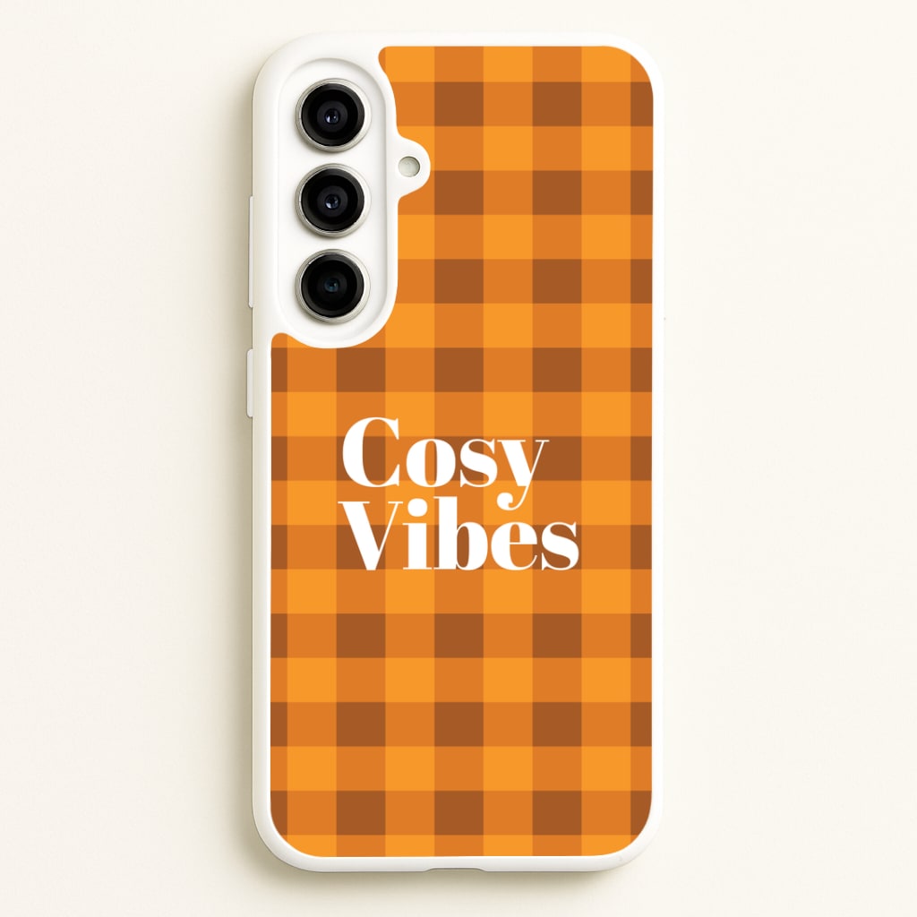 Checkered Cosy Vibes Galaxy A56 Case