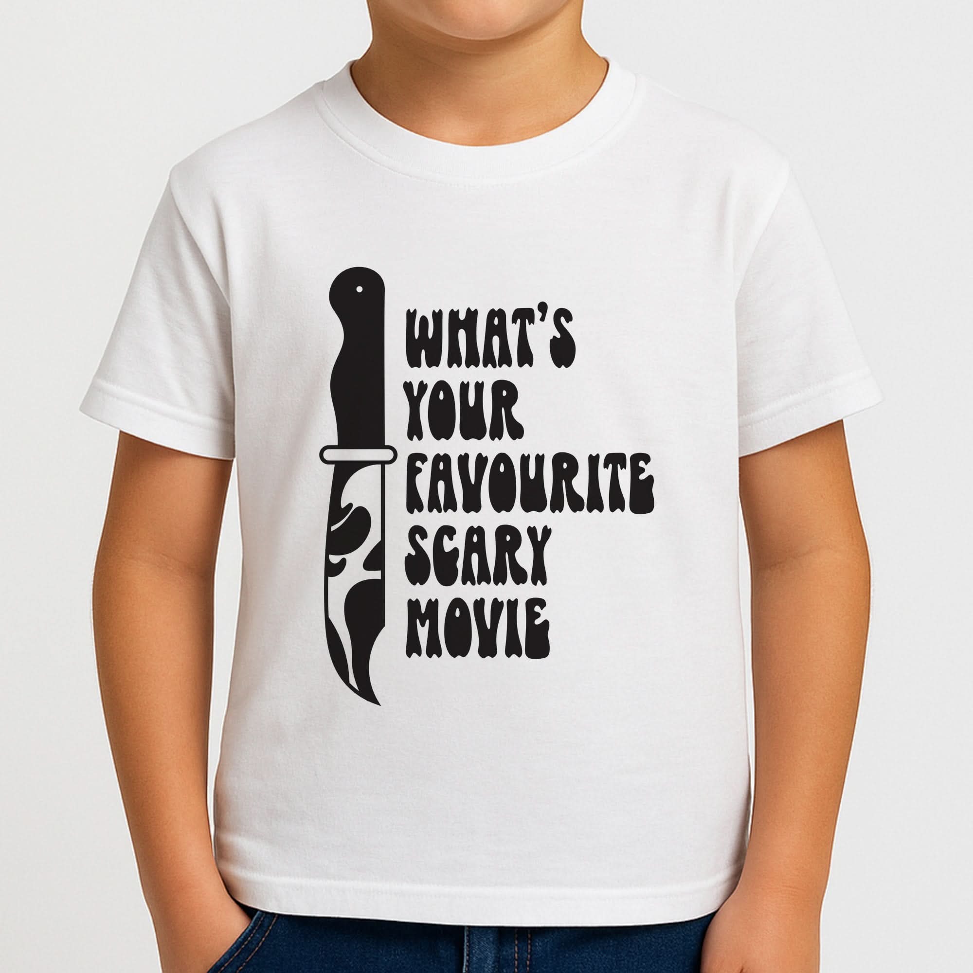 What's Your Favourite Scary Movie Trippy Boys T-Shirt