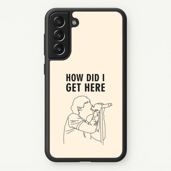 How Did I Get Here Outline Galaxy S22 Case