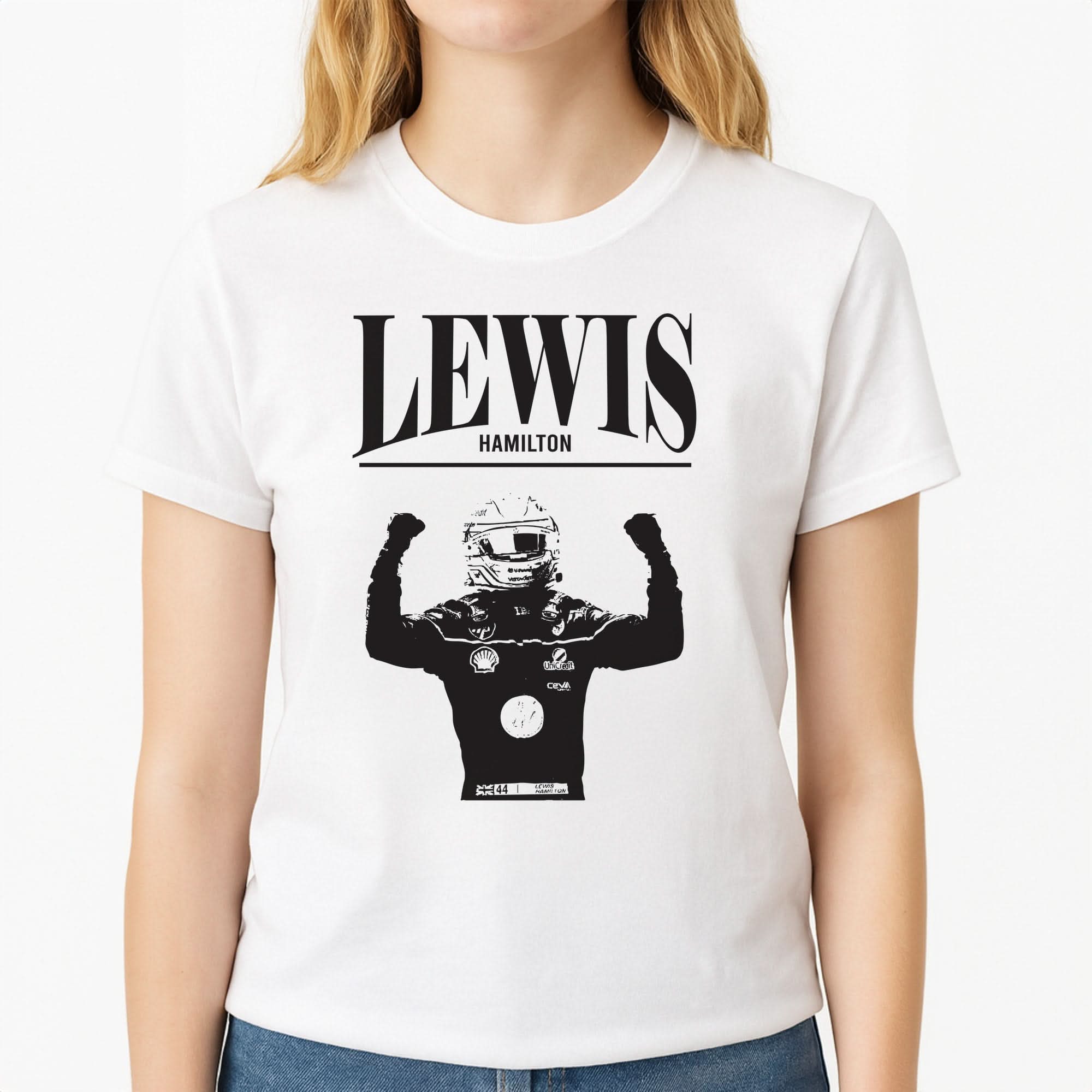 Lewis Red And Gold Womens T-Shirt