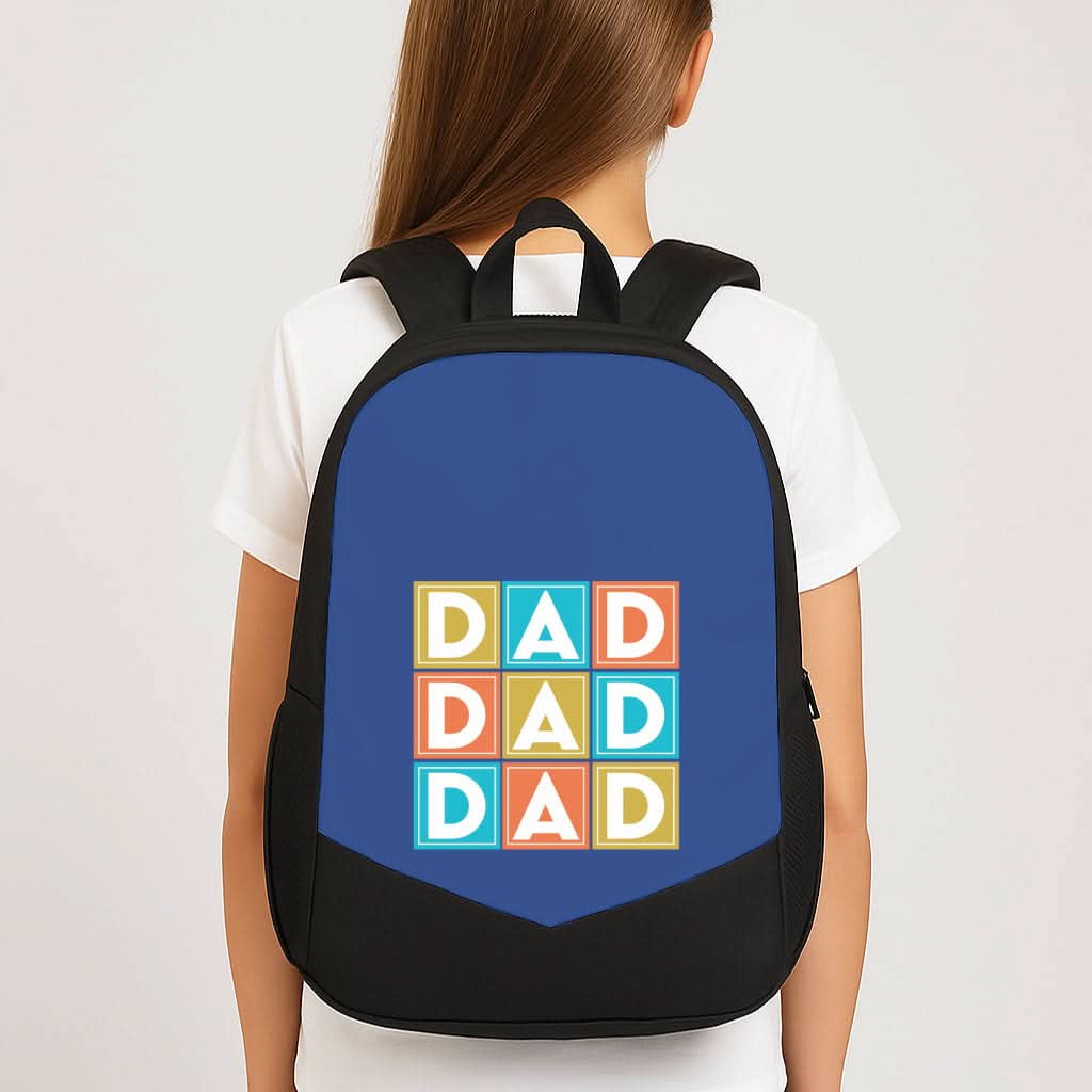 Dad Cubes School Bag