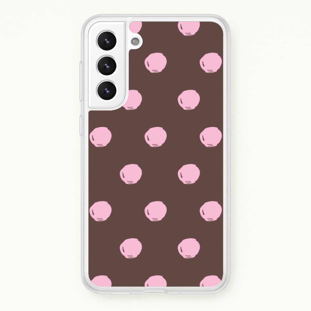 Chocolate & Strawberry Buttons Galaxy S22 Plus Case