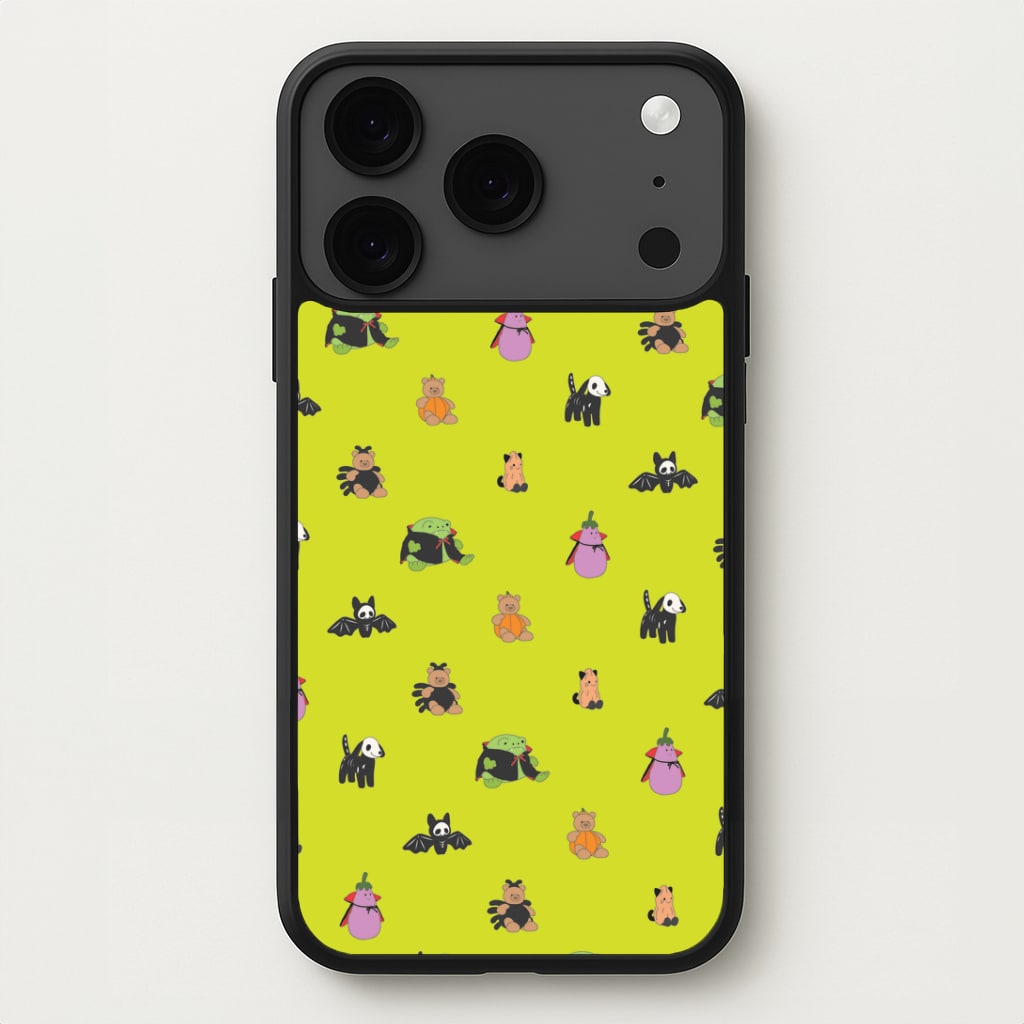 Halloween Plushies Pattern III - Halloween iPhone 17 Pro Max Case