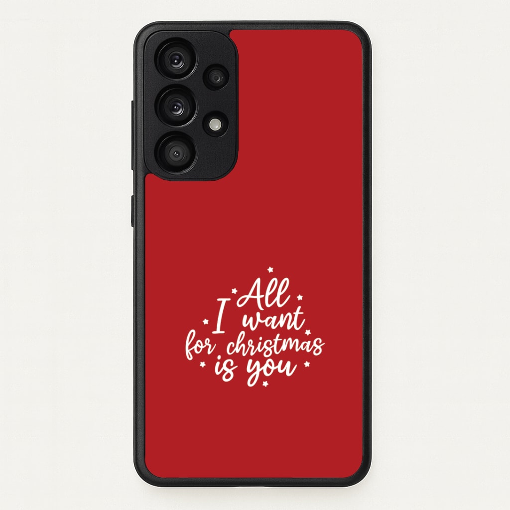 All I Want For Christmas Is You Stars Galaxy A33 Case