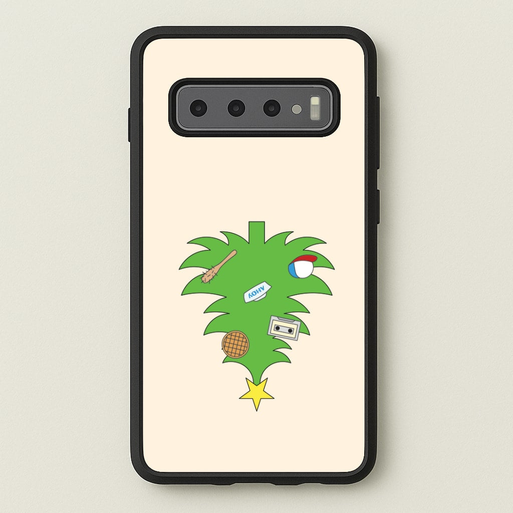 Upside Down Christmas Tree Galaxy S10 Plus Case