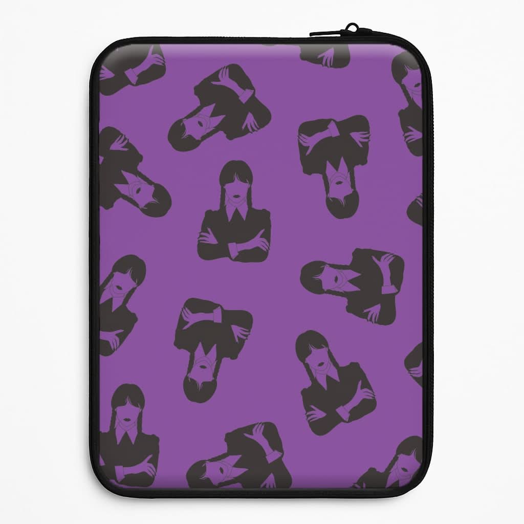 Addams Pattern Universal Laptop Sleeve