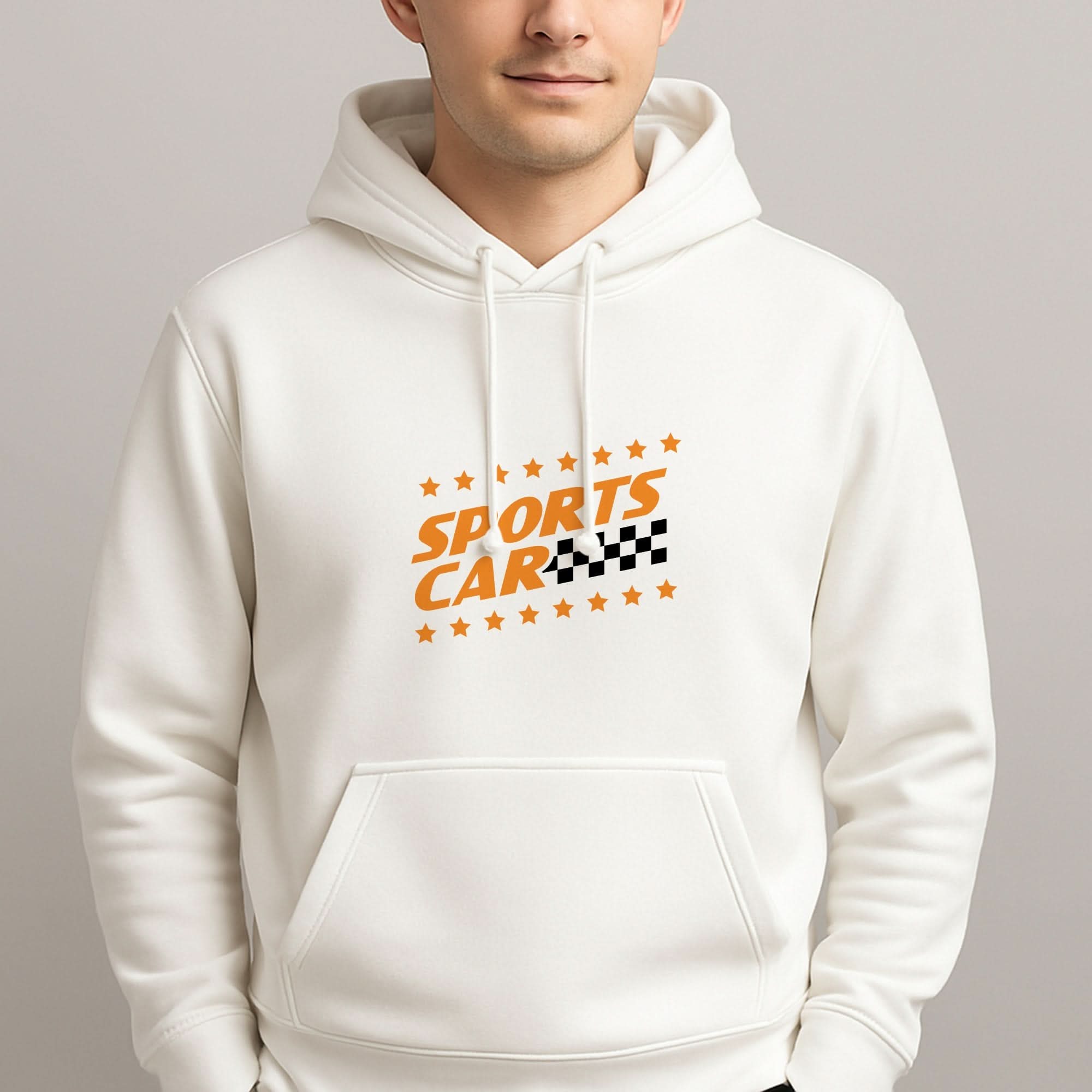 Sports Car Mens Hoodie