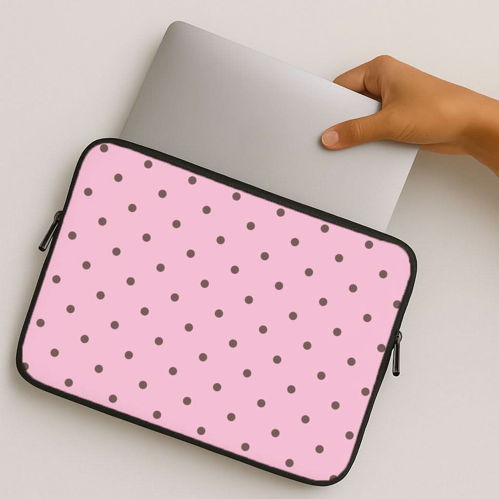 Strawberry Polka Dots MacBook Cover