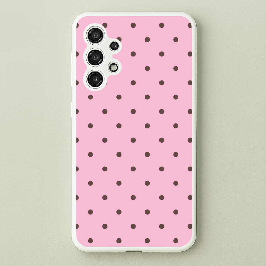 Strawberry Polka Dots Galaxy A13 Case
