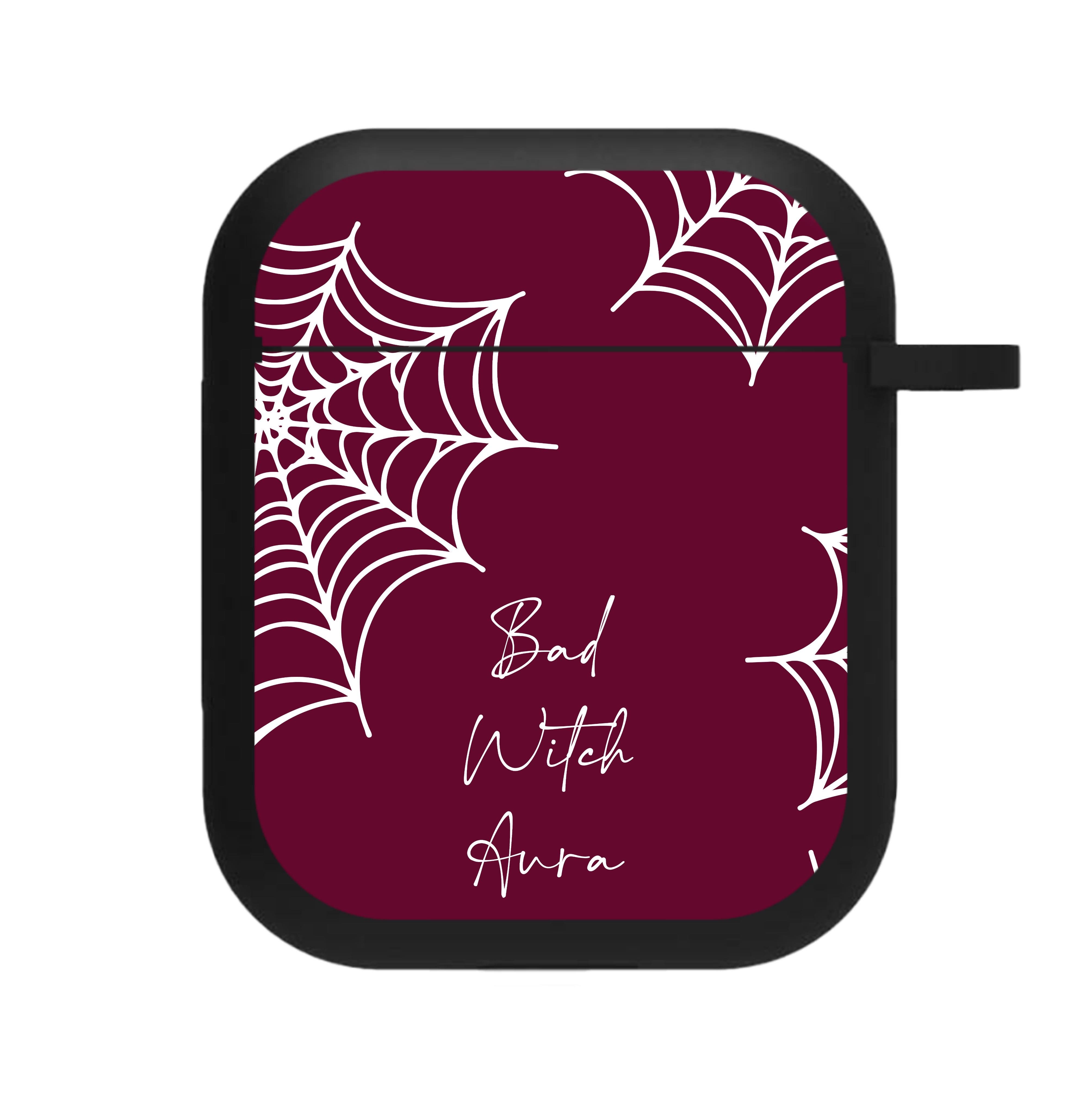 Bad Witch Aura Spider Webs AirPods Case