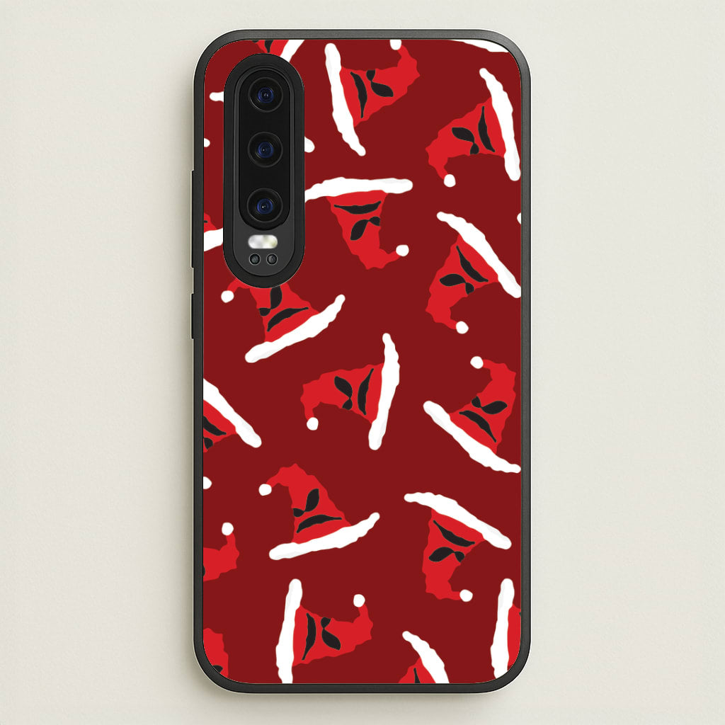Sorting Christmas Hat Pattern Huawei P30 Case