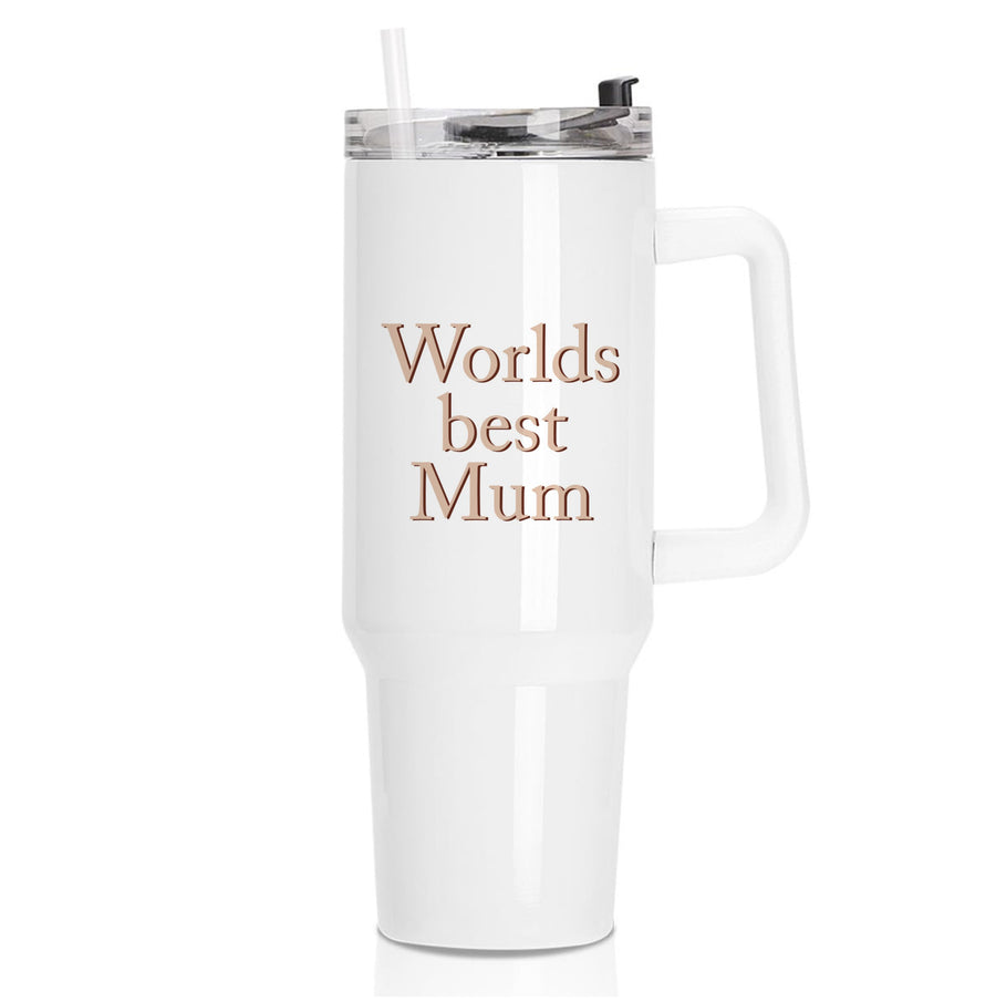 Worlds Best Mum - Floral Mother's Day Tumbler