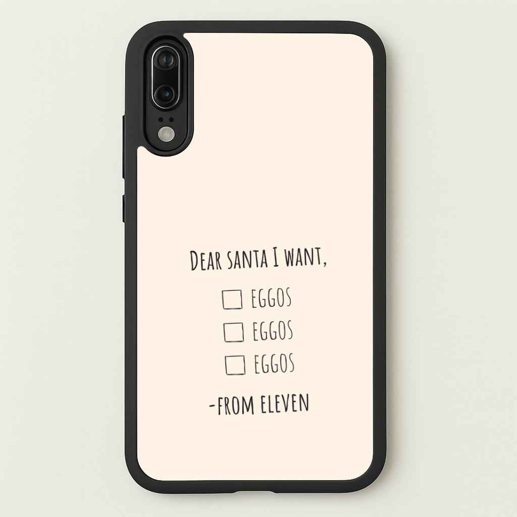 Eleven's Christmas List Huawei P20 Case