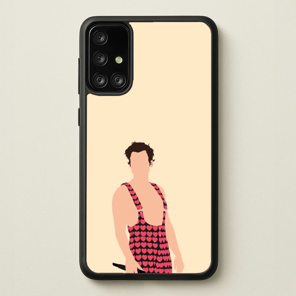 Harry Heart Jumpsuit Galaxy A71 Case